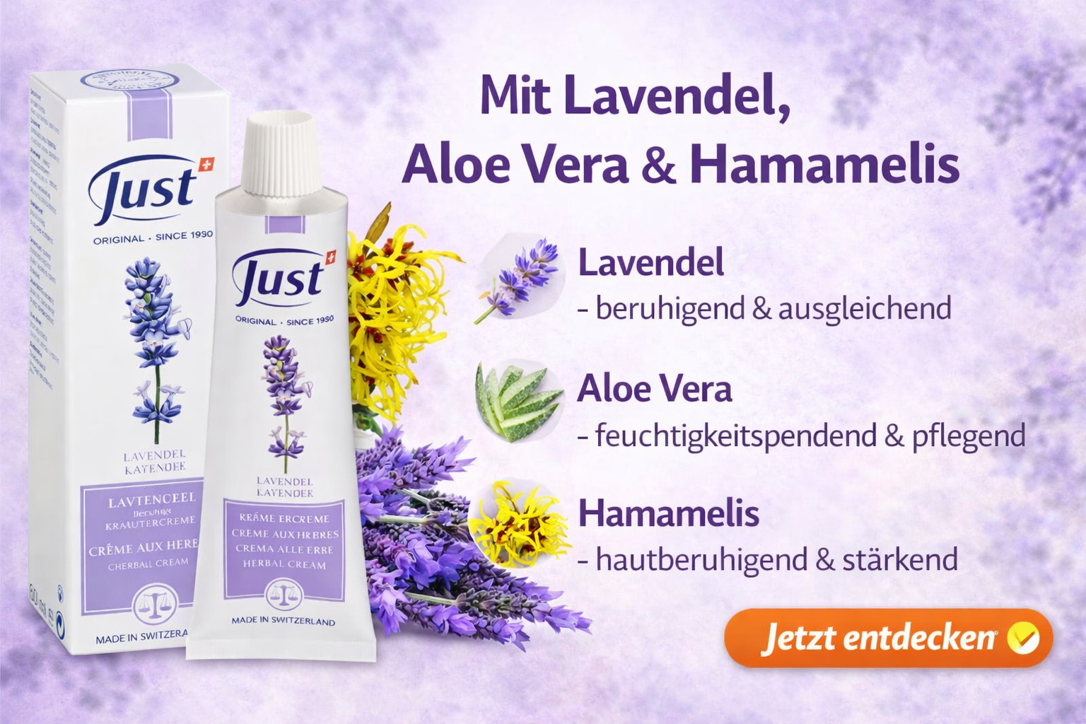 Lavendel Kräutercreme
